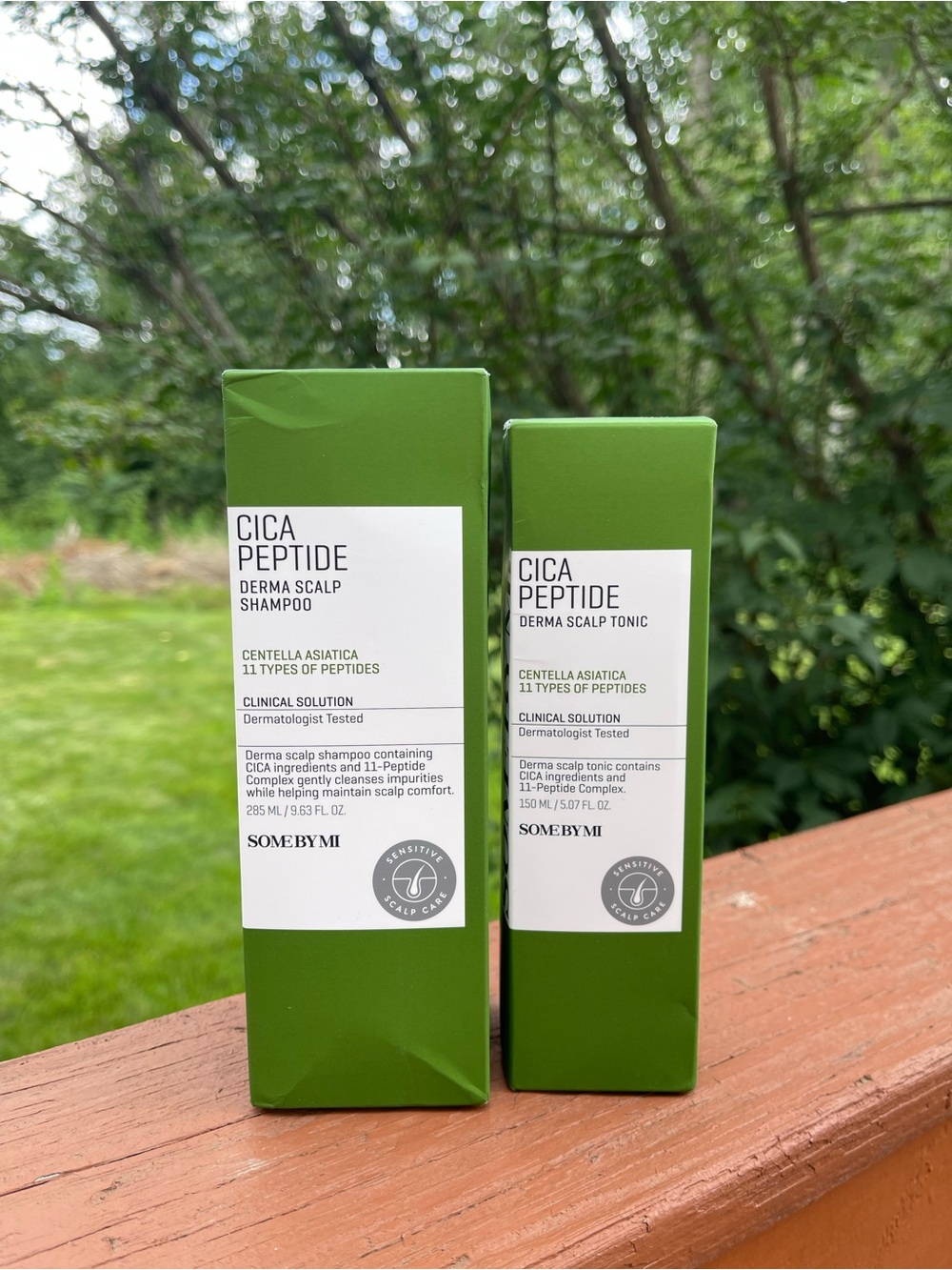 Cica Peptide Derma Scalp Shampoo & Tonic - Green